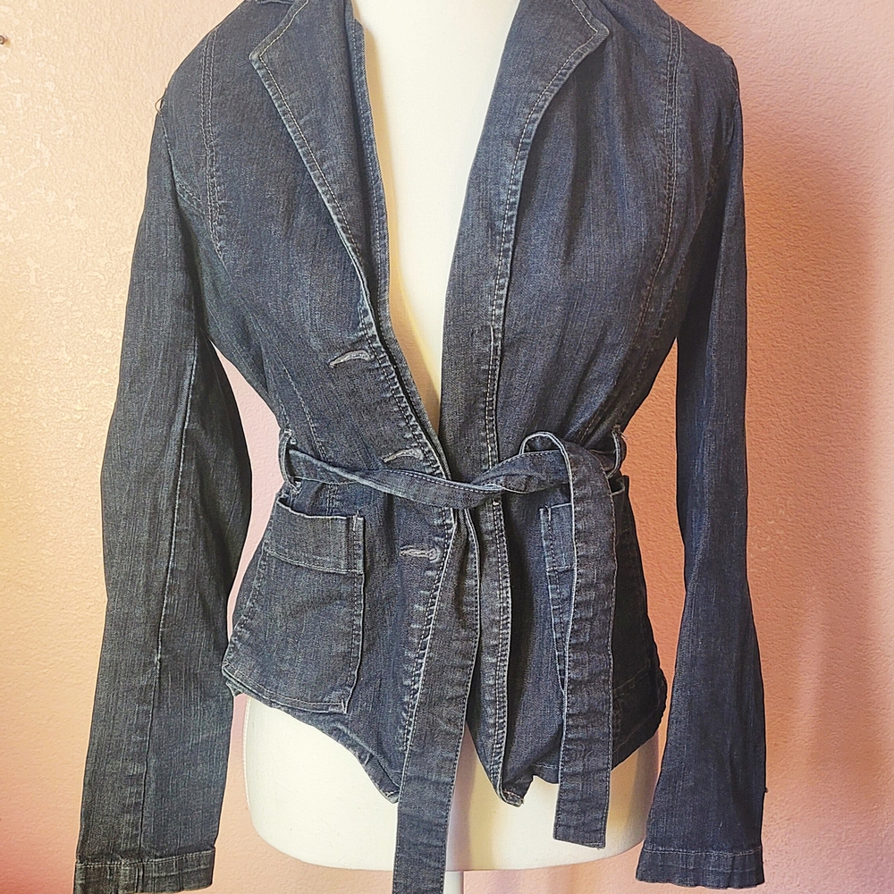 Converse Dark Blue Denim Jacket with Belt